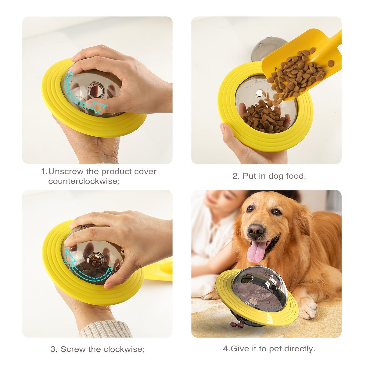 Interactive Dog Treat Puzzle Ball and Pet Nail Grinder Set