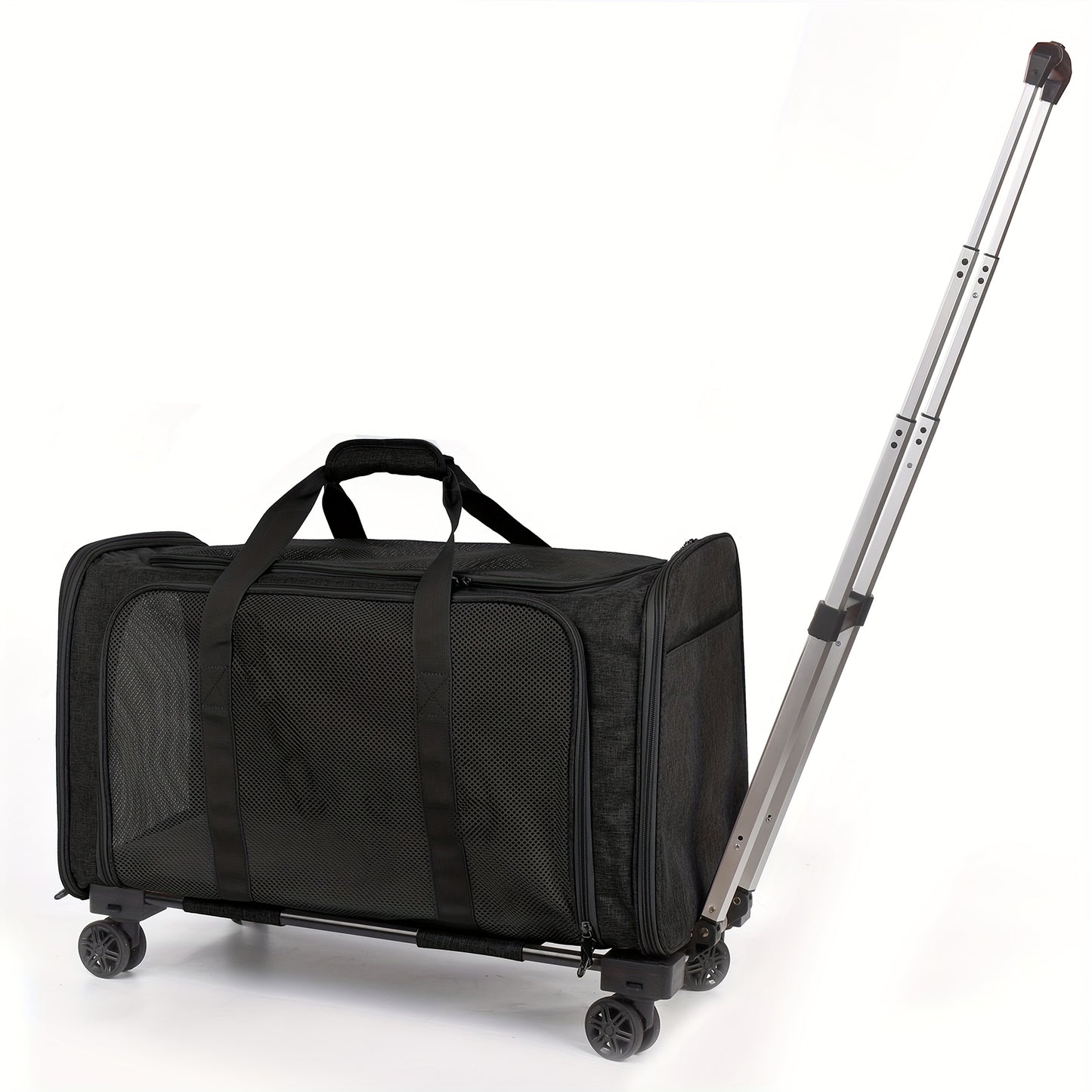 Airline Approved Pet Bag with Smooth Sliding Wheels