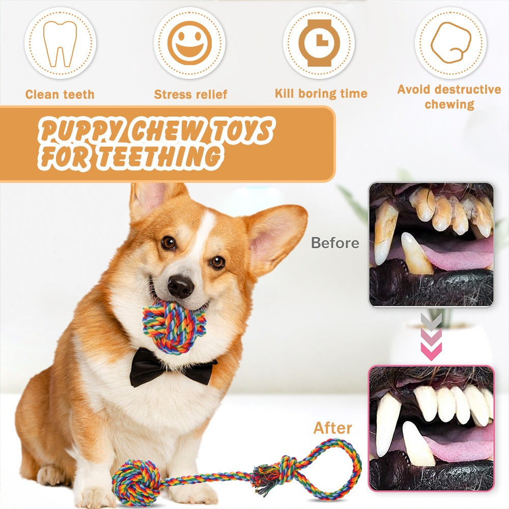 Vivicreate Indestructible Dog Chew Toys Pack for Aggressive Chewers