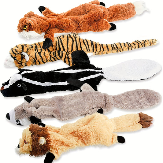 Durable Plush Dog Squeaky Chew Toy for Small Medium Dogs