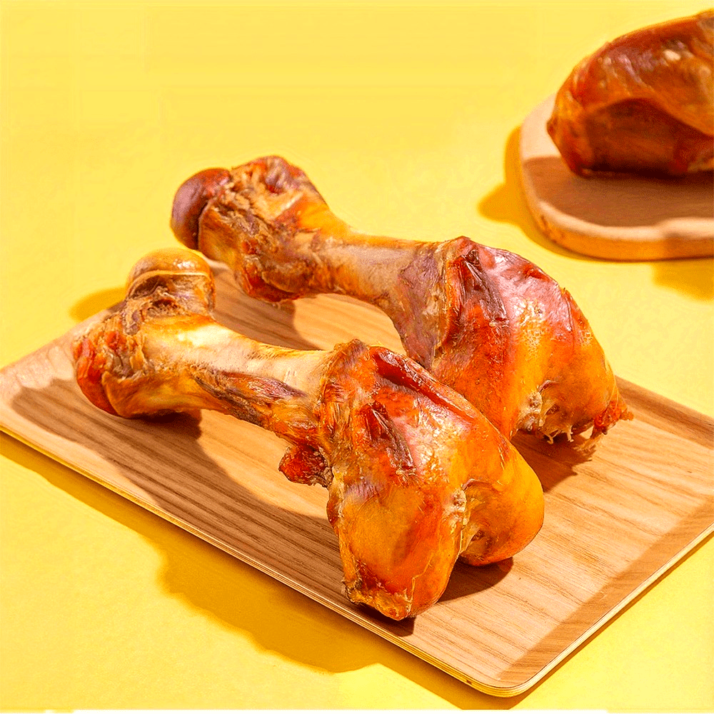 Natural Beef Dog Bones Tough Chew Toys for Aggressive Chewers