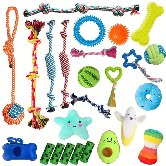 Ultimate Puppy Chew Toy Set for Teething and Dental Health