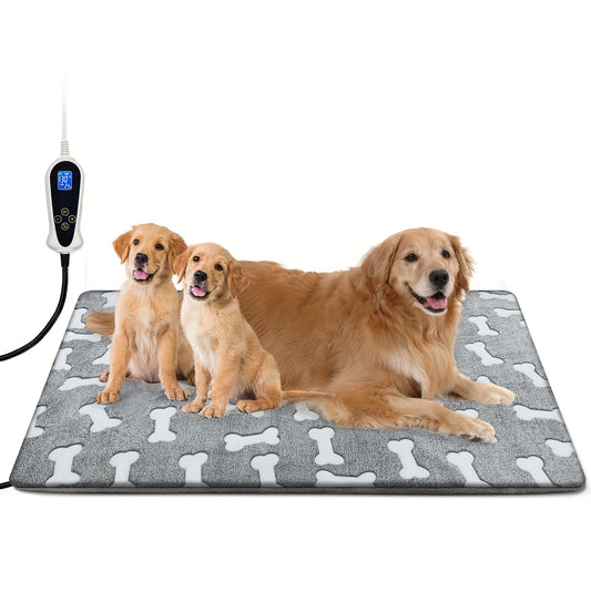 Pet Heating Pad with Smart Thermostatic Control and Timer
