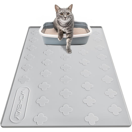 Silicone Cat Mat 3-in-1 Washable Non-Slip XXL Food Mat