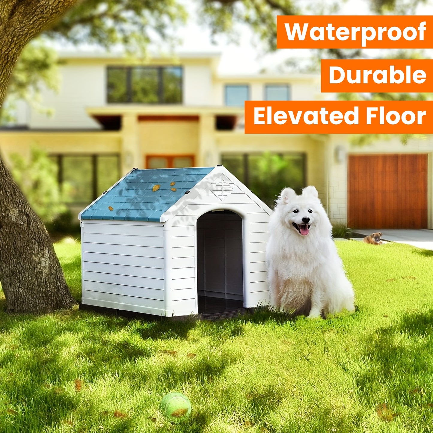 Durable Waterproof Dog Shelter for Outdoor Comfort and Protection