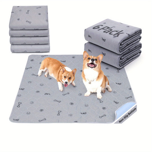 Absorbent Reusable Pee Pads for Dogs - Non-Slip Waterproof