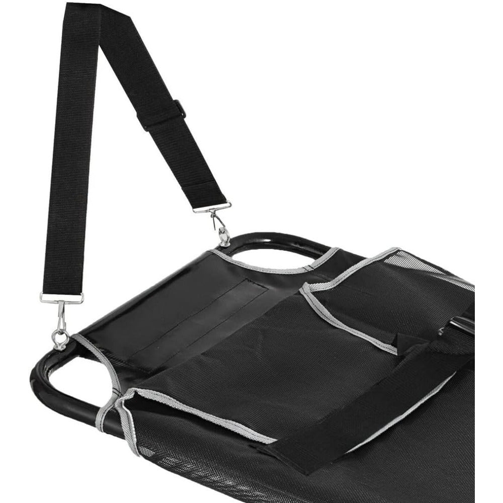 46x22 Inch Heavy-Duty Pet Stretcher Trolley Noiseless Wheels