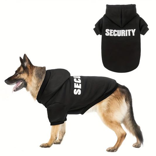Security Dog Hoodie Sweaters For Small Medium Large Dogs