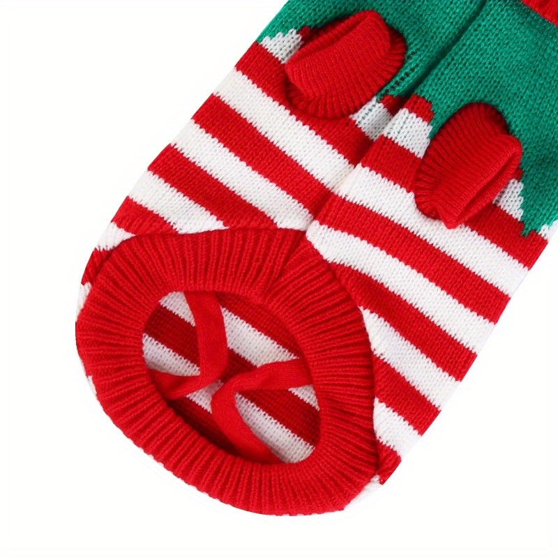 Pet Christmas Turtleneck Sweater for Dogs and Cats