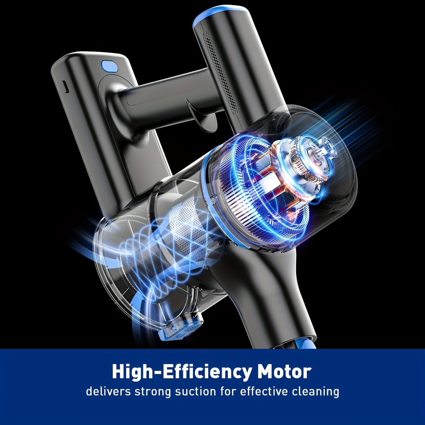 Cordless Vacuum Cleaner With 28Kpa Suction For Pets