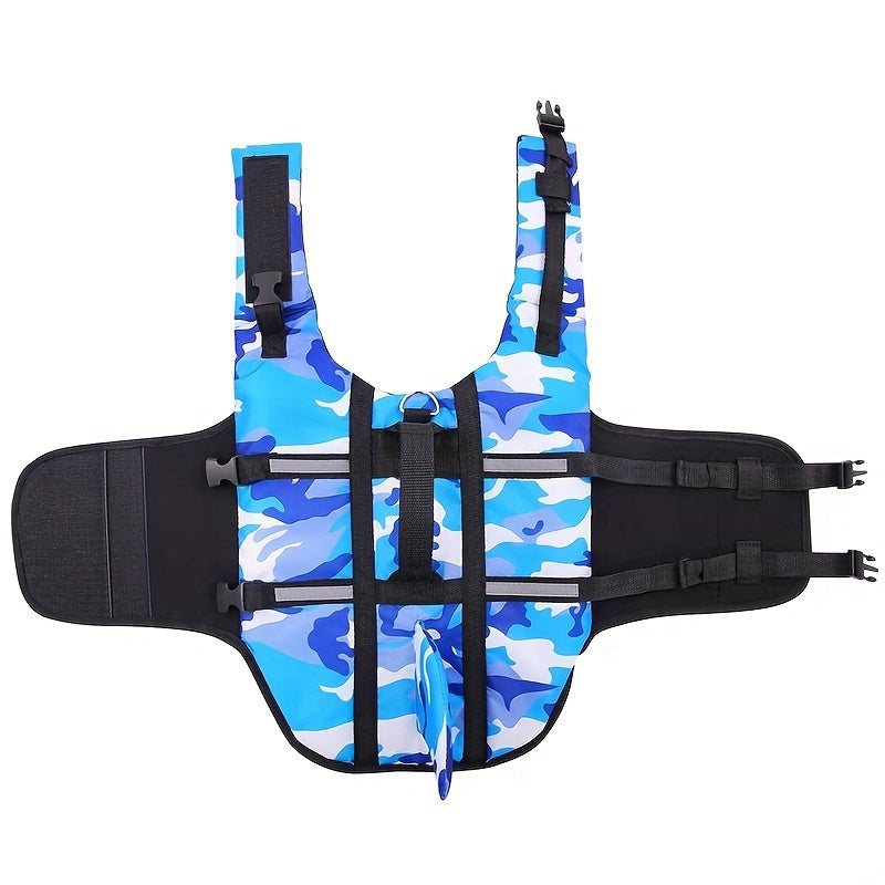 Adjustable Floating Dog Vest for Safe Beach Adventures
