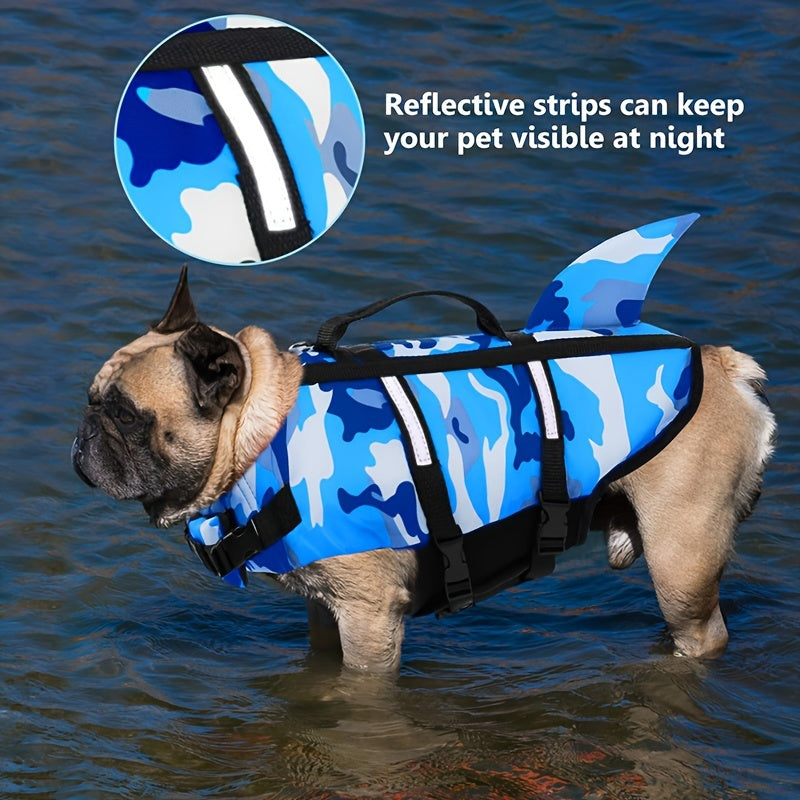 Adjustable Floating Dog Vest for Safe Beach Adventures