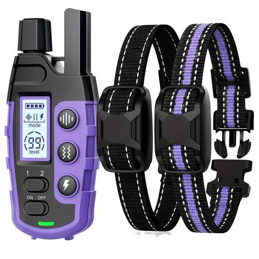 3300Ft Dog Training Collars With Remote Adjustable Strap