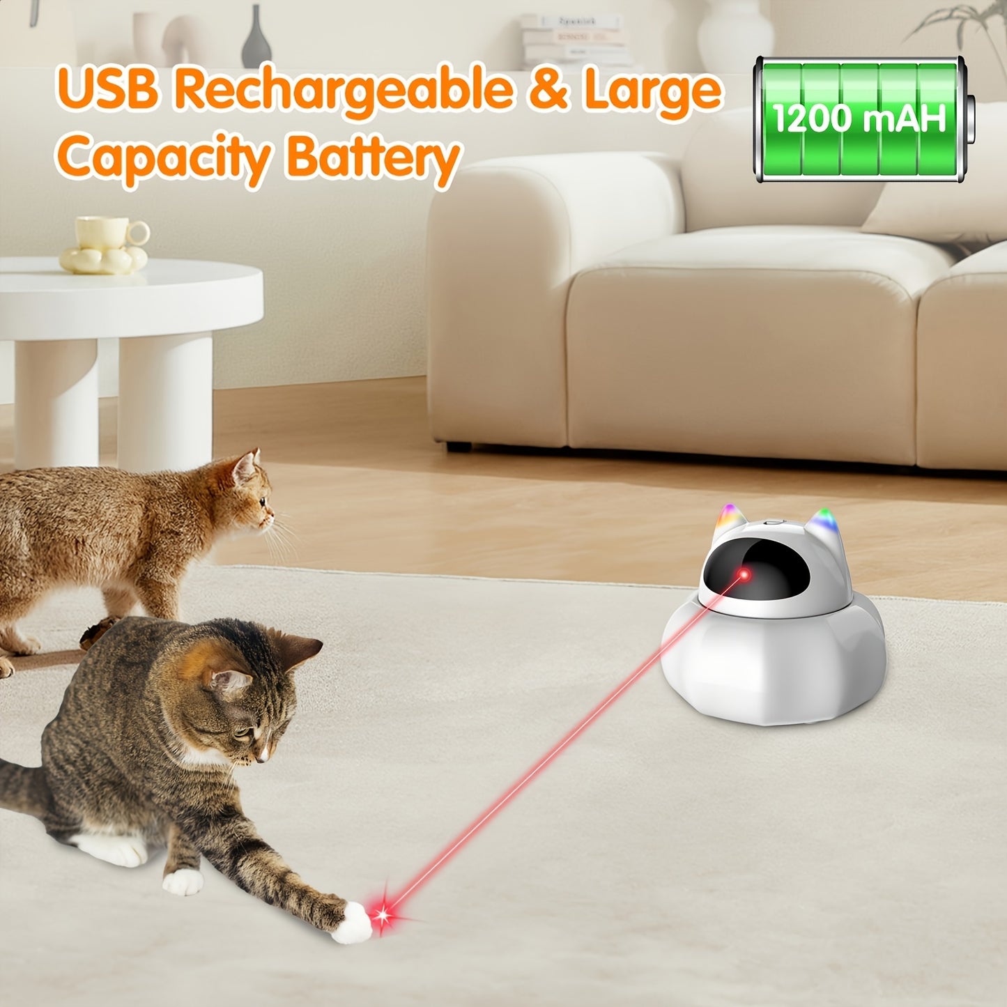 Cat Laser Toy Automatic 4-in-1 Interactive Toys For Cats