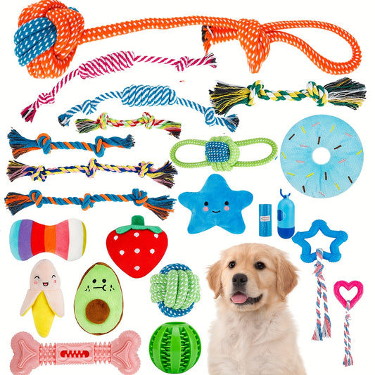 Interactive Dog Toy Set for Small and Medium Dogs