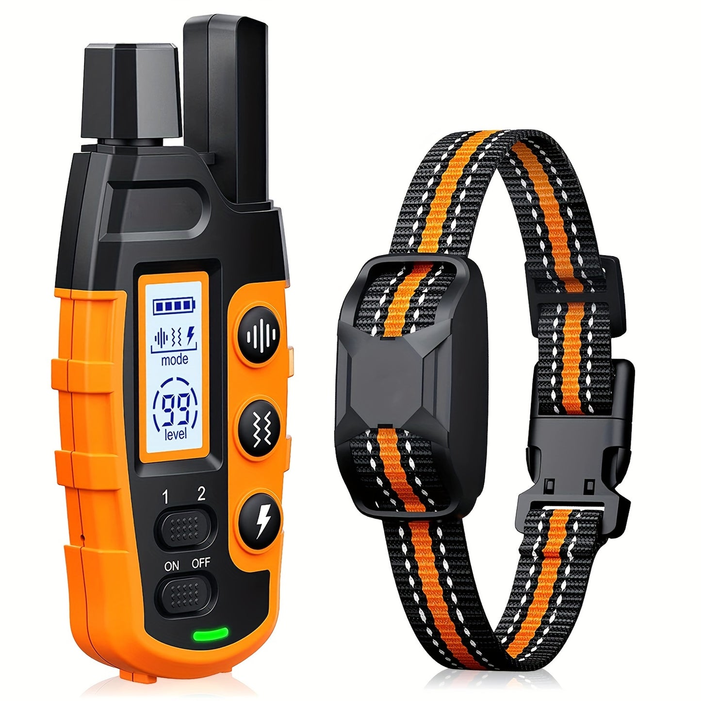1/2 Collars 3300ft Range Dog Training Collars With Remote
