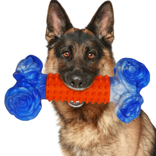 Indestructible Beef Flavored Bone Shape Dog Chew Toy