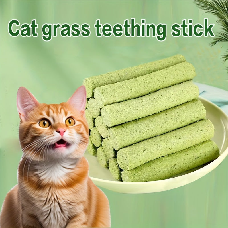Freeze-Dried Catgrass Stick 30 Roots Instant Cat Snack