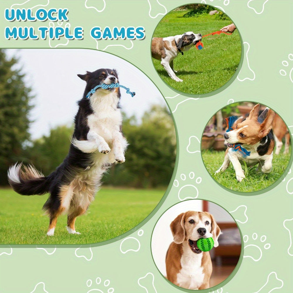 Interactive Dog Toy Set for Small and Medium Dogs