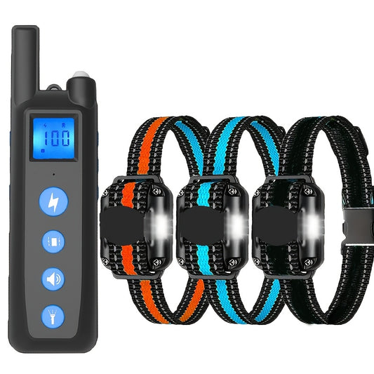 For 5-150lbs Dogs Training Collar Remote Adjustable Strap