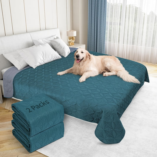2 Packs LOOBANI 82x62in Extra Large Washable Dog Bed