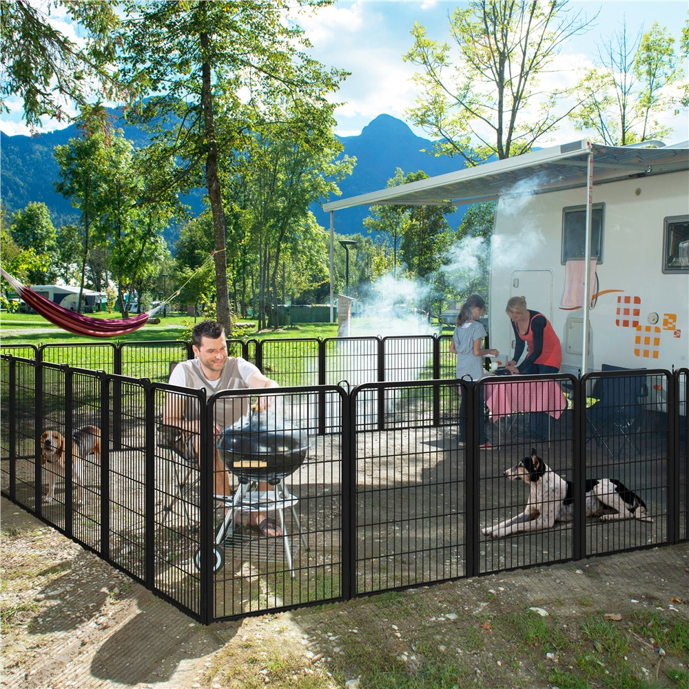 Costoffs Metal Pet Playpen Panels for Indoor and Outdoor Use