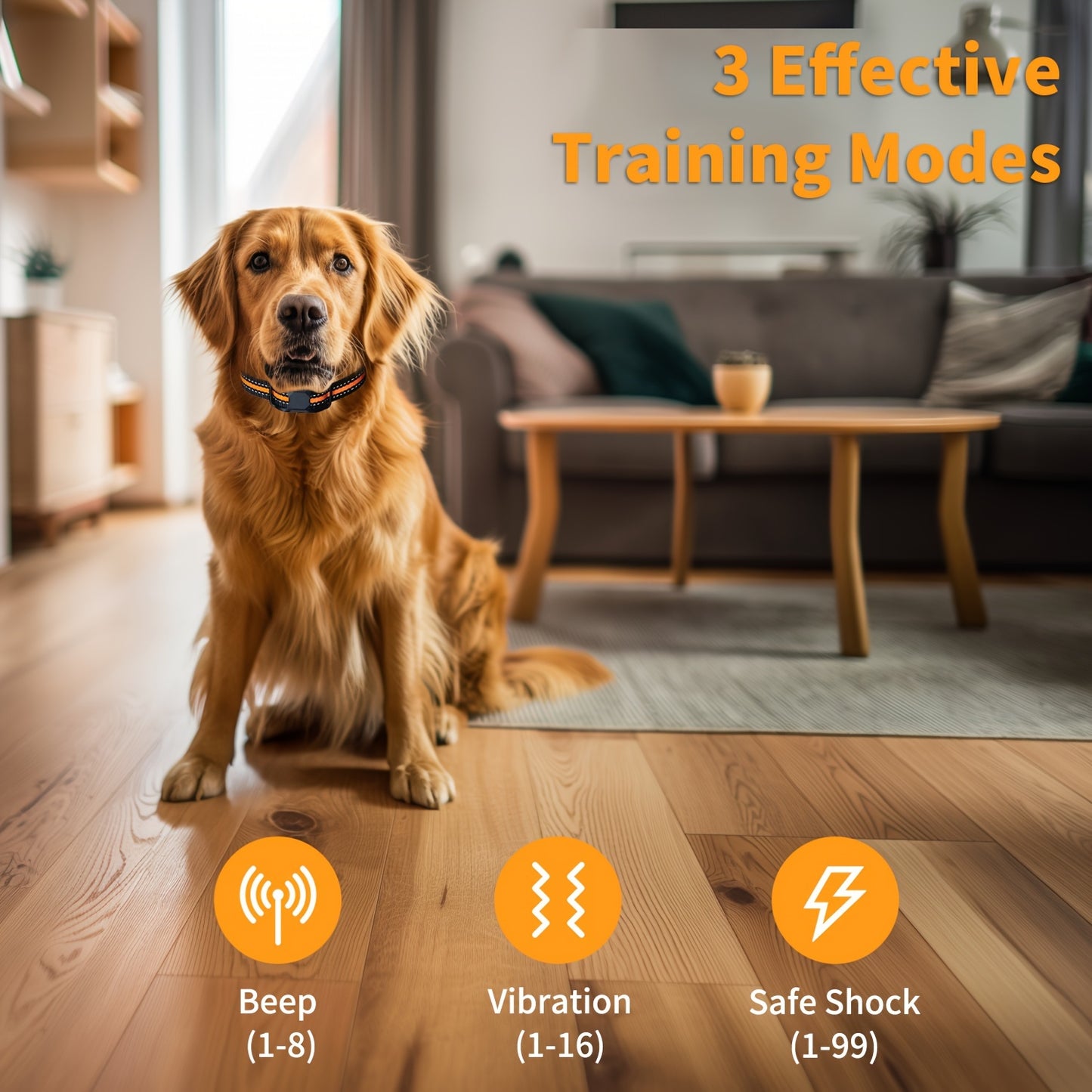 1/2 Collars 3300ft Range Dog Training Collars With Remote