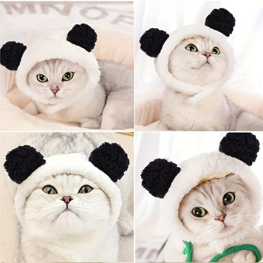 Cute Cat Costume Bear Hats for Pets Holiday Headwear