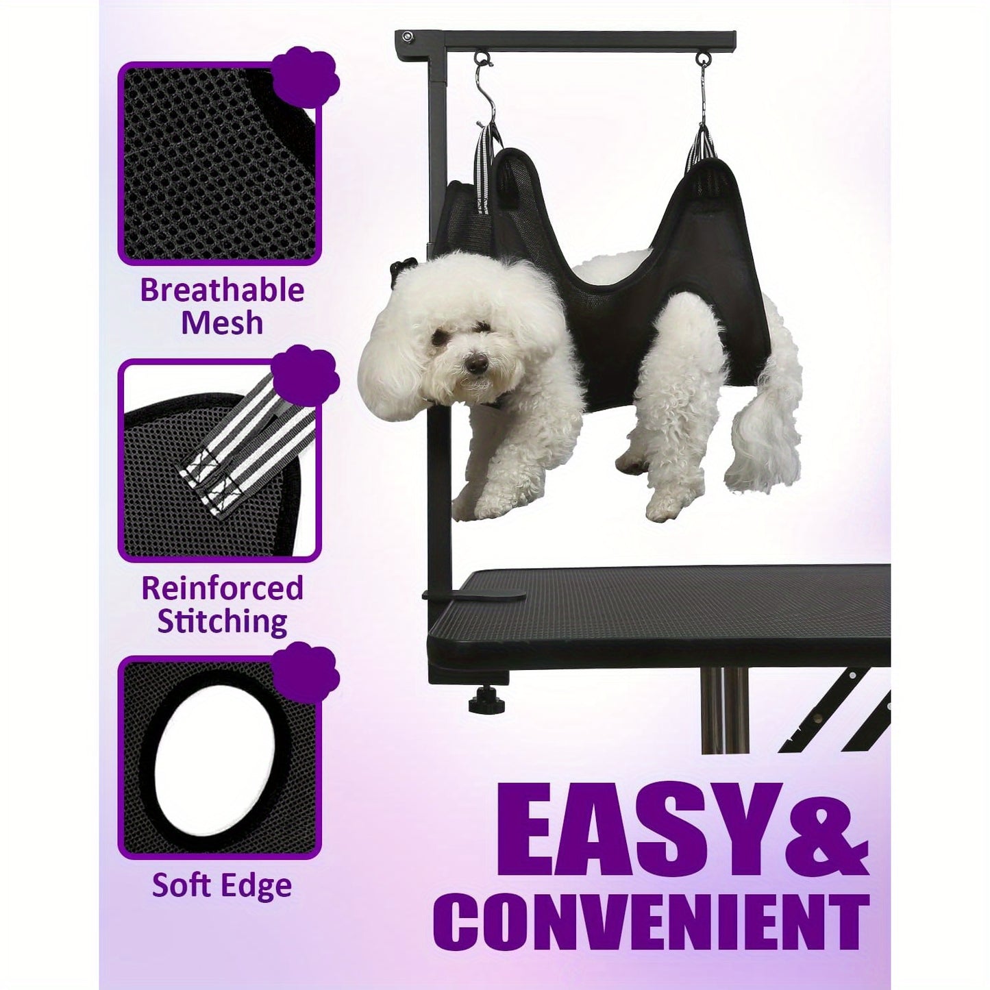 Adjustable 35 Inch Dog Table Arm with Clamp and Post Pro
