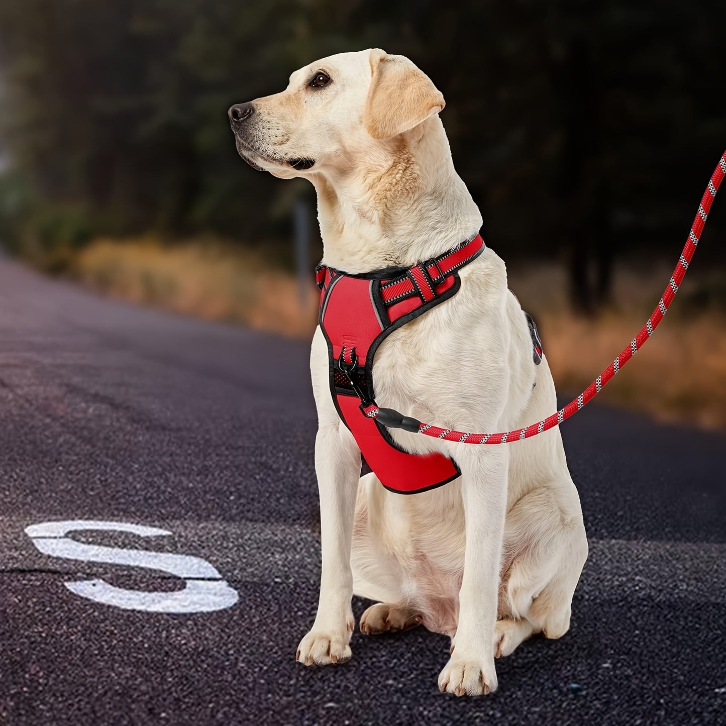 Fully Reflective No Pull Dog Harness for Comfortable Walks