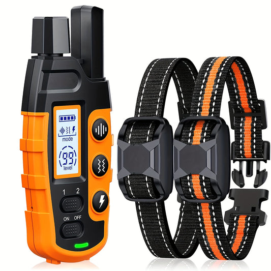 1/2 Collars 3300ft Range Dog Training Collars With Remote