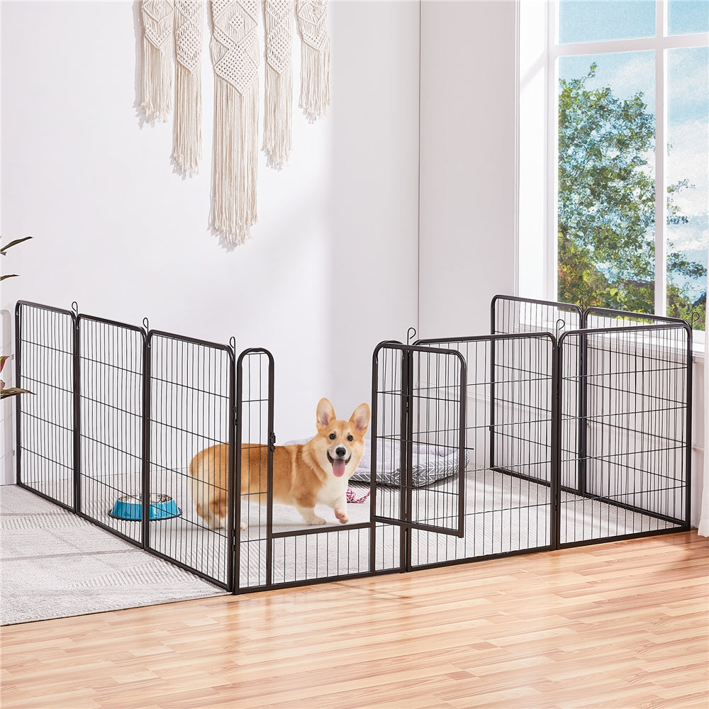 Costoffs Metal Pet Playpen Panels for Indoor and Outdoor Use