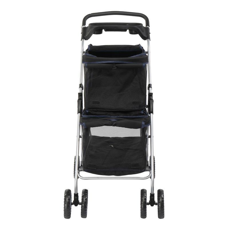 Premium Pet Stroller with Double Layer Design for Cats
