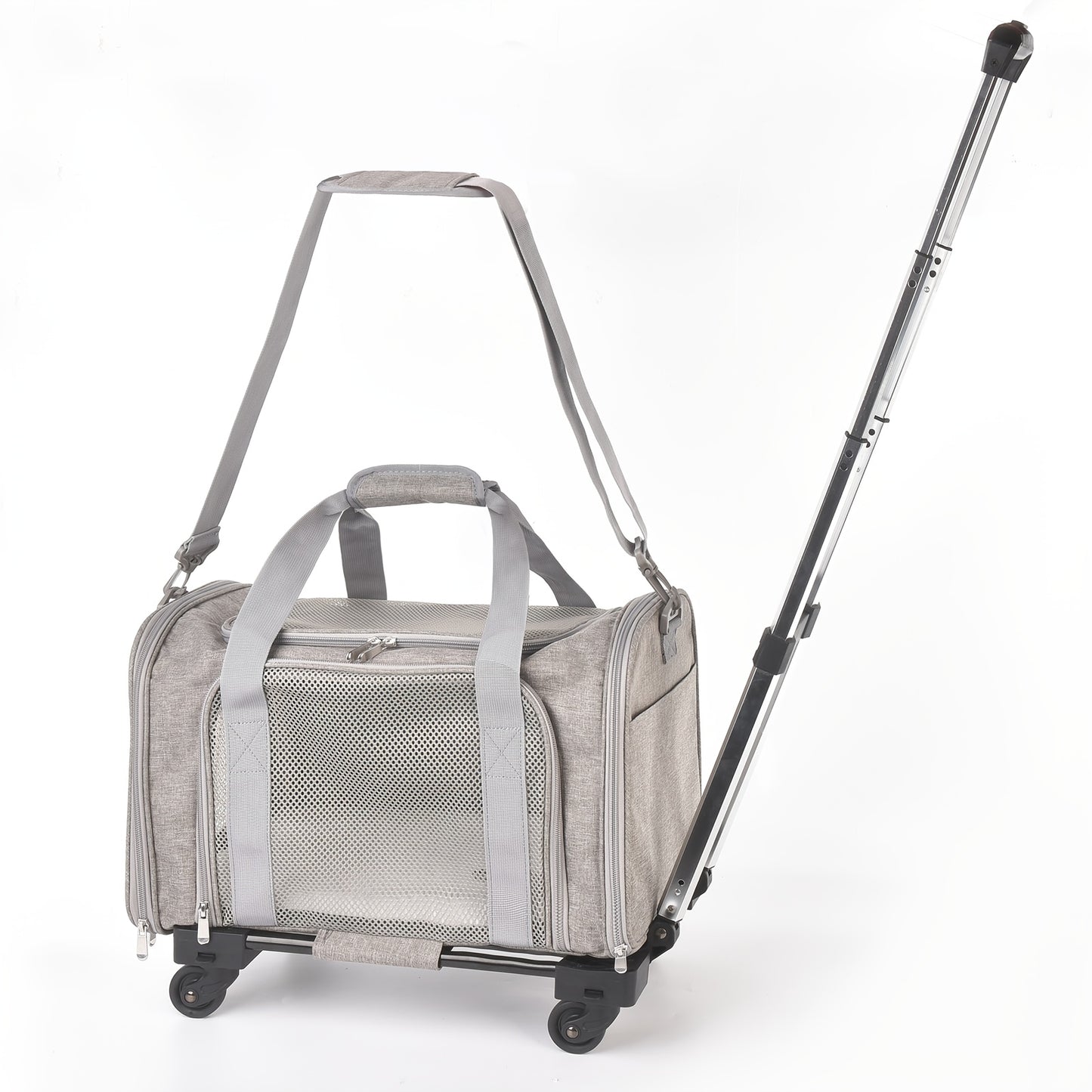 Airline Approved Pet Bag with Smooth Sliding Wheels