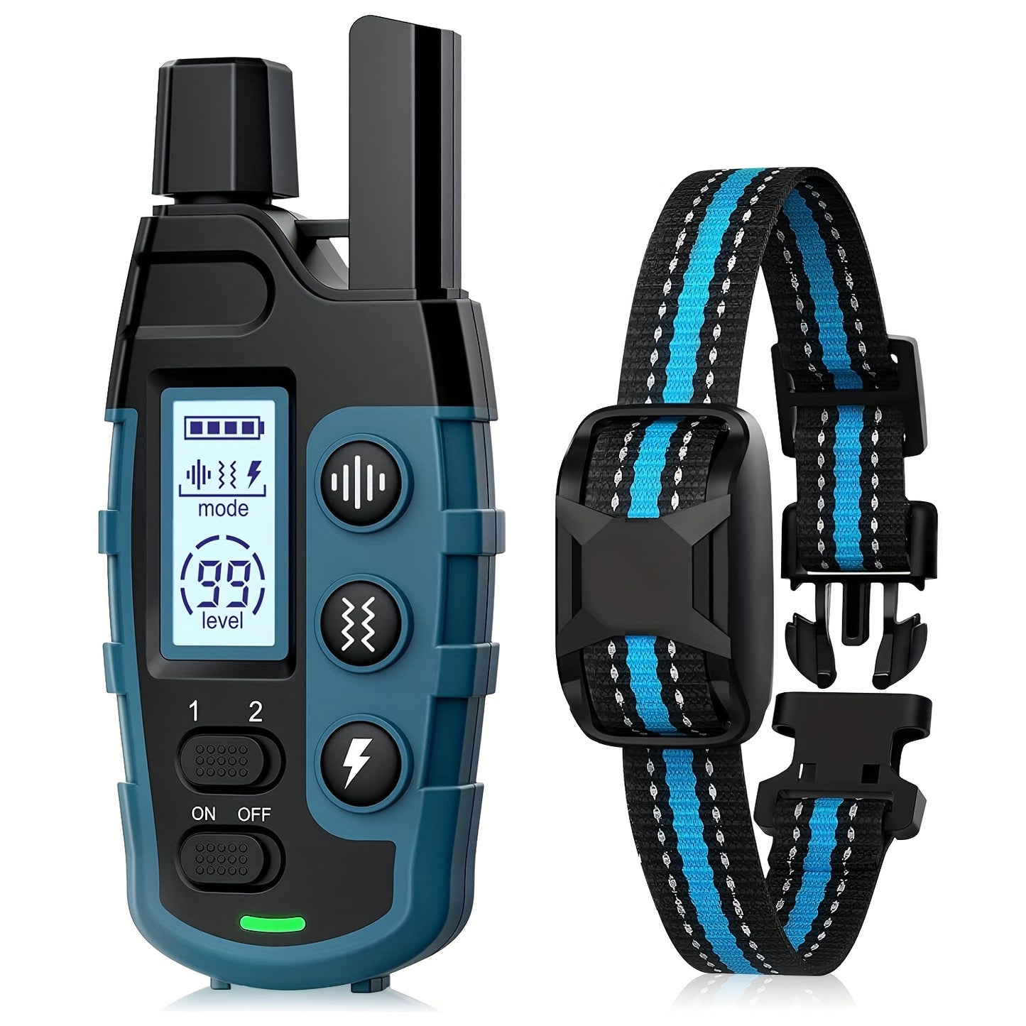 1/2 Collars 3300ft Range Dog Training Collars With Remote