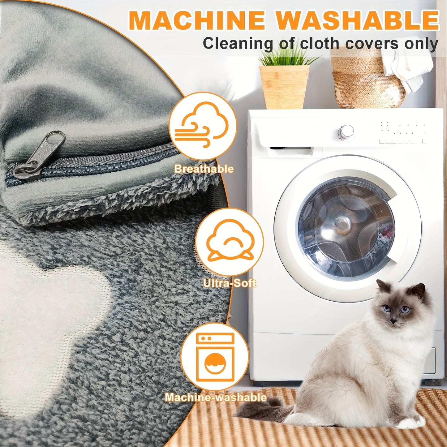 Pet Heating Pad with Smart Thermostatic Control and Timer